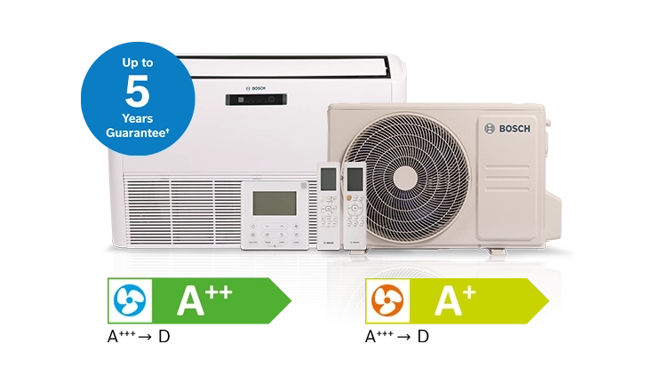 Bosch Climate 5000 Large Split Ceiling/Floor range